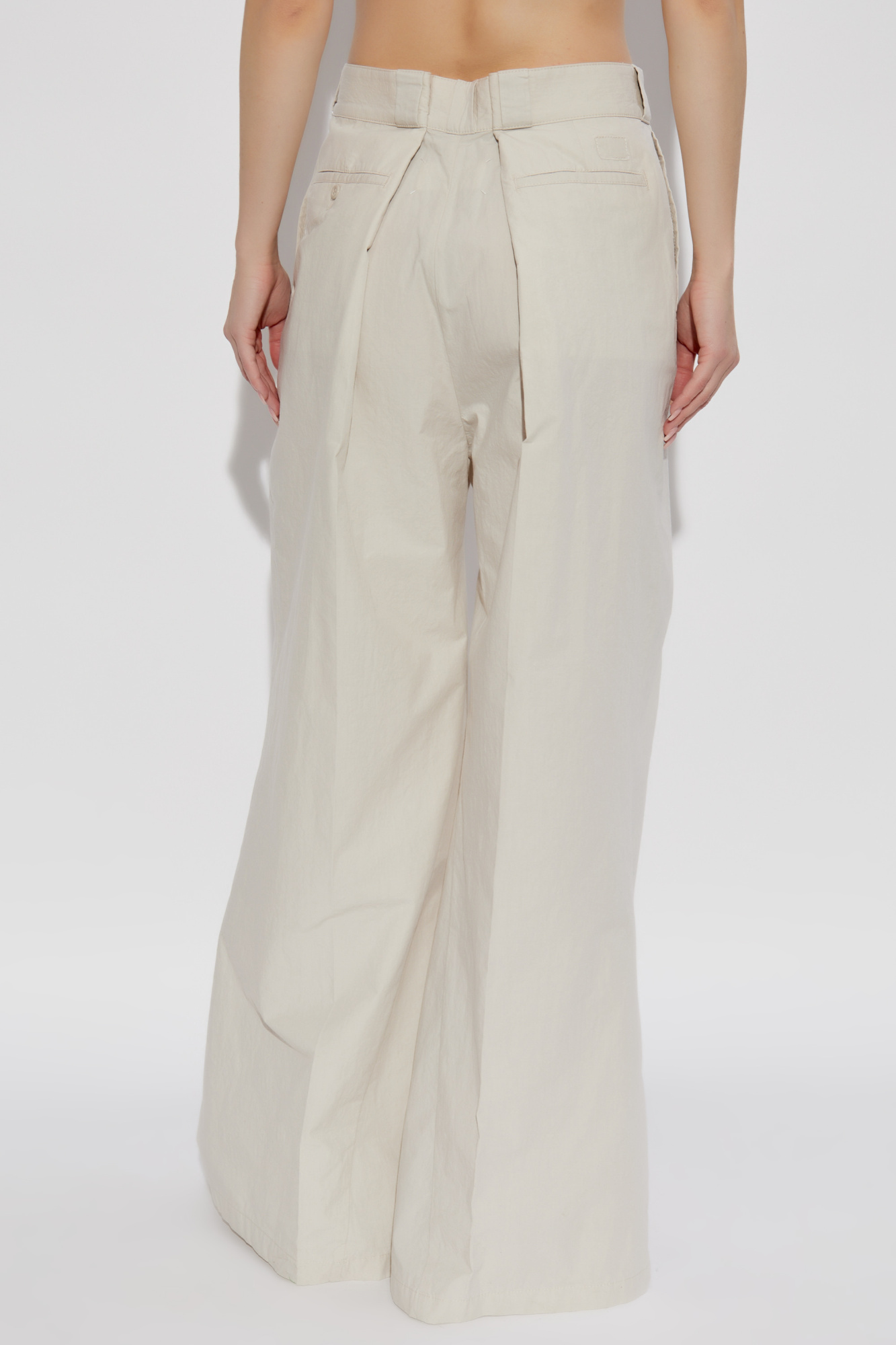 パンツ Archive Maison Margiela Wide Slacks Maison Margiela Pleated Wide-Leg Trousers | Saks Fifth Avenue